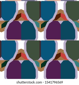 Geometric ornamental vector pattern. Seamless design texture.