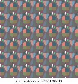 Geometric ornamental vector pattern. Seamless design texture.