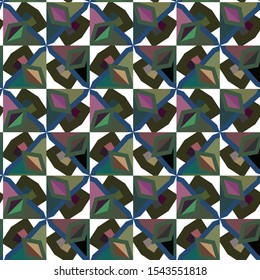 Geometric ornamental vector pattern. Seamless design texture.