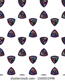 Geometric ornamental vector pattern. Seamless design texture.