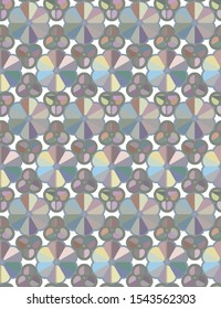 Geometric ornamental vector pattern. Seamless design texture.