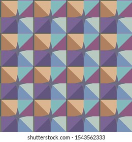 Geometric ornamental vector pattern. Seamless design texture.