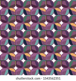 Geometric ornamental vector pattern. Seamless design texture.