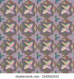Geometric ornamental vector pattern. Seamless design texture.