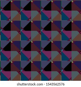 Geometric ornamental vector pattern. Seamless design texture.