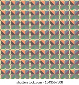 Geometric ornamental vector pattern. Seamless design texture.