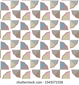 Geometric ornamental vector pattern. Seamless design texture.