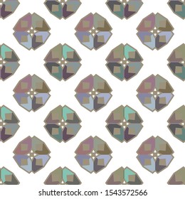 Geometric ornamental vector pattern. Seamless design texture.
