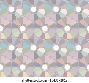 Geometric ornamental vector pattern. Seamless design texture.