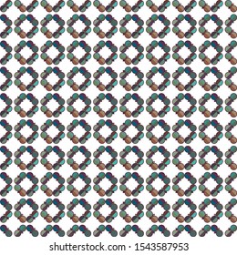 Geometric ornamental vector pattern. Seamless design texture.
