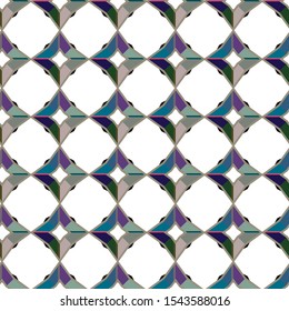 Geometric ornamental vector pattern. Seamless design texture.