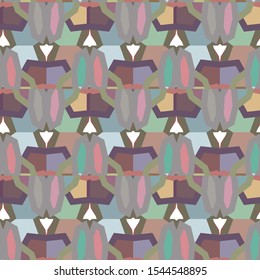Geometric ornamental vector pattern. Seamless design texture.