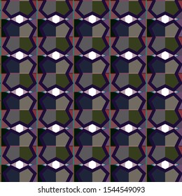 Geometric ornamental vector pattern. Seamless design texture.