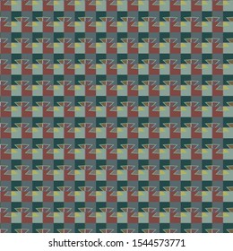 Geometric ornamental vector pattern. Seamless design texture.