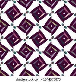 Geometric ornamental vector pattern. Seamless design texture.