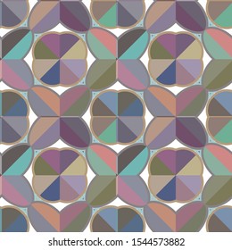 Geometric ornamental vector pattern. Seamless design texture.