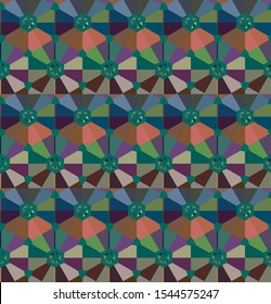 Geometric ornamental vector pattern. Seamless design texture.