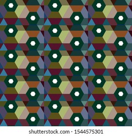 Geometric ornamental vector pattern. Seamless design texture.