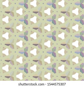 Geometric ornamental vector pattern. Seamless design texture.