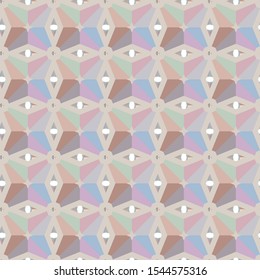 Geometric ornamental vector pattern. Seamless design texture.