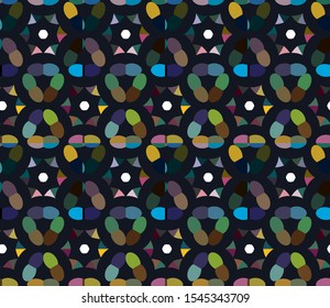 Geometric ornamental vector pattern. Seamless design texture.