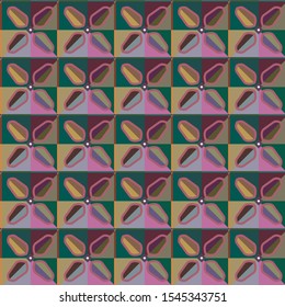 Geometric ornamental vector pattern. Seamless design texture.