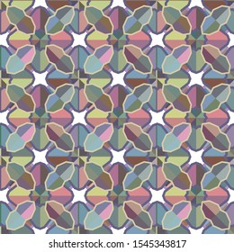 Geometric ornamental vector pattern. Seamless design texture.