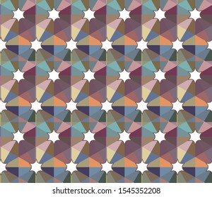 Geometric ornamental vector pattern. Seamless design texture.