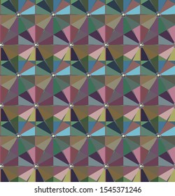 Geometric ornamental vector pattern. Seamless design texture.