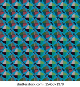 Geometric ornamental vector pattern. Seamless design texture.