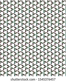 Geometric ornamental vector pattern. Seamless design texture.