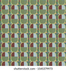 Geometric ornamental vector pattern. Seamless design texture.