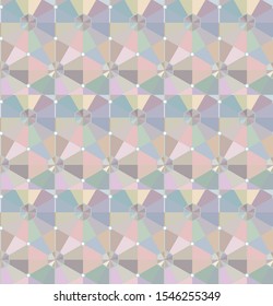 Geometric ornamental vector pattern. Seamless design texture.
