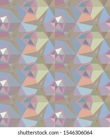 Geometric ornamental vector pattern. Seamless design texture.