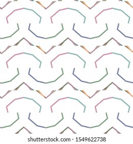 Geometric ornamental vector pattern. Seamless design texture.