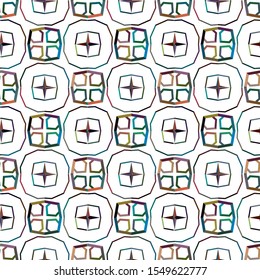Geometric ornamental vector pattern. Seamless design texture.