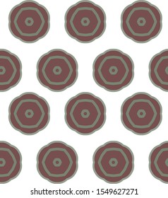 Geometric ornamental vector pattern. Seamless design texture.
