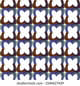 Geometric ornamental vector pattern. Seamless design texture.
