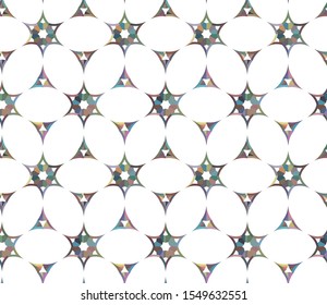 Geometric ornamental vector pattern. Seamless design texture.