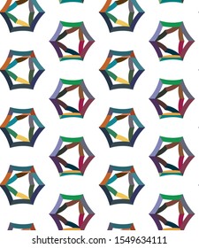 Geometric ornamental vector pattern. Seamless design texture.