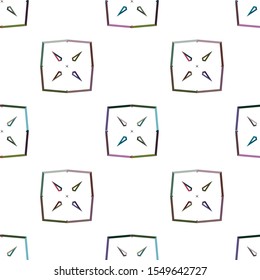 Geometric ornamental vector pattern. Seamless design texture.
