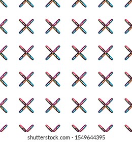 Geometric ornamental vector pattern. Seamless design texture.