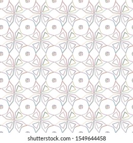 Geometric ornamental vector pattern. Seamless design texture.
