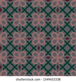 Geometric ornamental vector pattern. Seamless design texture.
