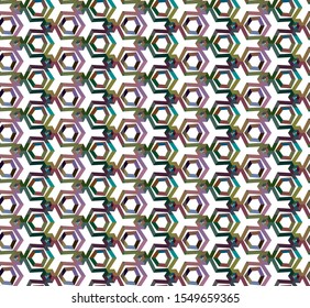 Geometric ornamental vector pattern. Seamless design texture.