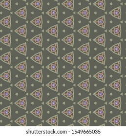 Geometric ornamental vector pattern. Seamless design texture.