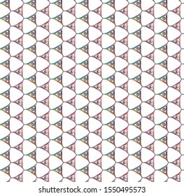 Geometric ornamental vector pattern. Seamless design texture.