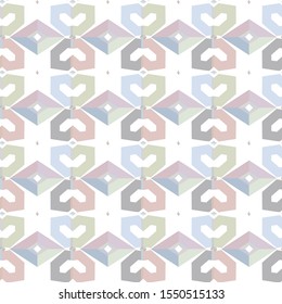 Geometric ornamental vector pattern. Seamless design texture.