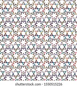 Geometric ornamental vector pattern. Seamless design texture.