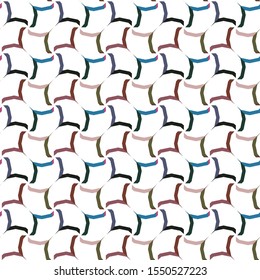 Geometric ornamental vector pattern. Seamless design texture.